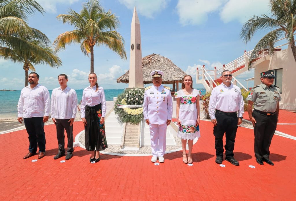 Participa Atenea Gómez en la ceremonia conmemorativa por el 109 aniversario de la Gesta Heroica del Puerto de Veracruz