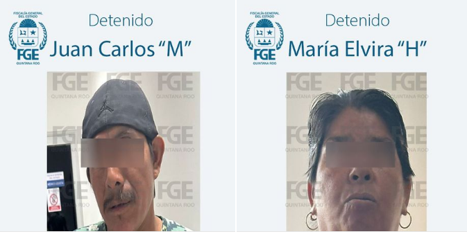 Cumplimenta FGE Quintana Roo orden de aprehensión en contra de dos personas por su probable participación en el delito de trata de personas en Cancún