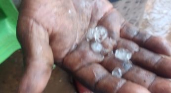 Pega tormenta con lluvias y granizo en Chetumal y Tulum