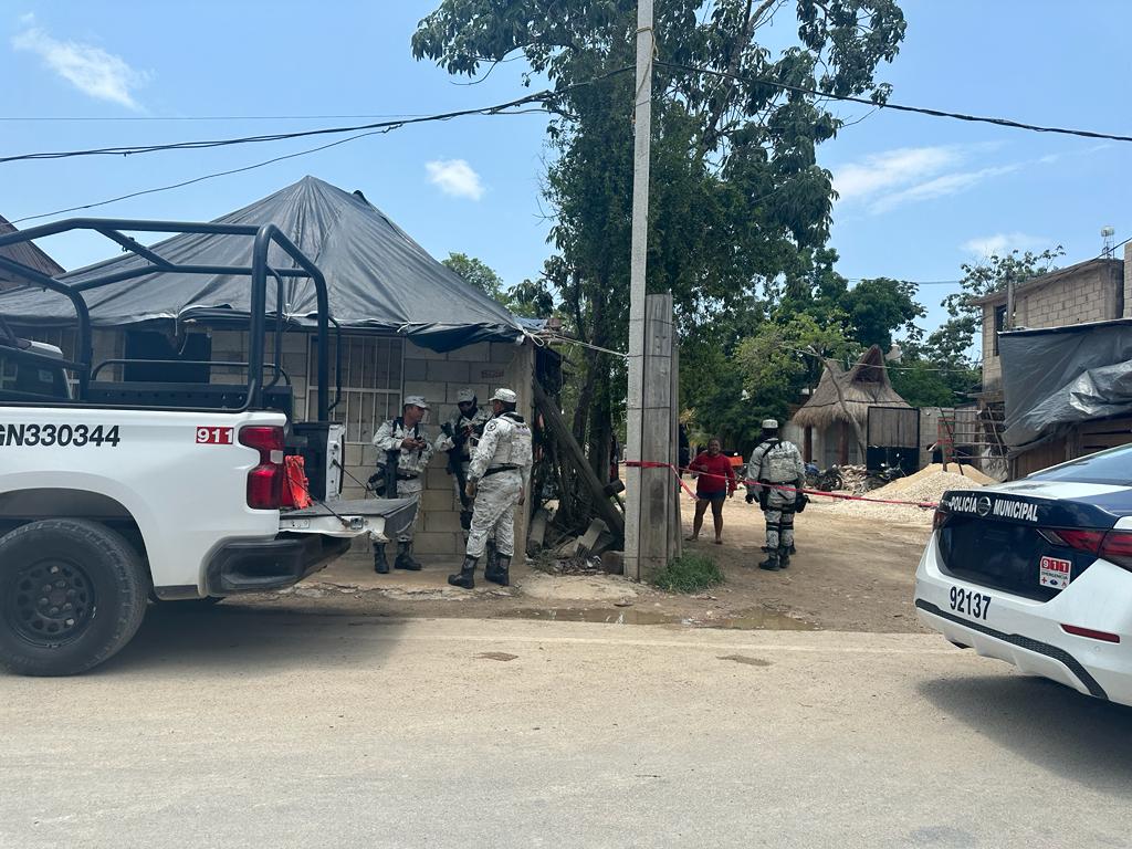 Balean a un hombre en la colonia 2 de Octubre en Tulum