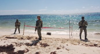 Recalan 25 paquetes con droga en Cozumel