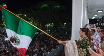 Celebra Mara Lezama Grito de Independencia con el pueblo