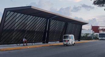 Rehabilitación de más de 200 paraderos en Playa del Carmen termina en Octubre