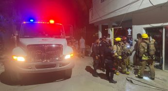 Genera fuerte movilización conato de incendio en local de Holbox