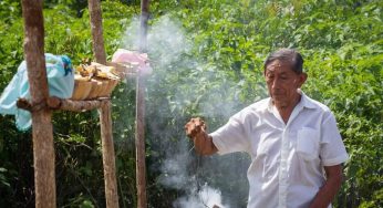 Realizan ceremonia maya previo a apertura de Universidad del Bienestar en Kantunilkín