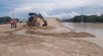 Rompe ICA otra tubería de agua potable en Cancún; suspenden servicio en Zona Hotelera