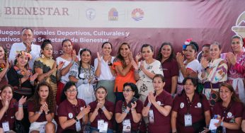 Mara Lezama inaugura los XXX Juegos Nacionales Deportivos, Culturales y Recreativos de la Secretaría de Bienestar