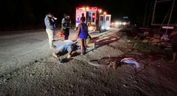 Motociclista atropella a ciclista en la carretera Tulum-Felipe Carrillo Puerto