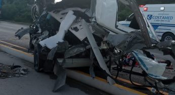 Choque múltiple deja 3 muertos y 12 heridos en carretera federal