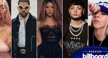 Shakira, Peso Pluma y Bad Bunny, favoritos en los Billboard Latin Music Awards 2023