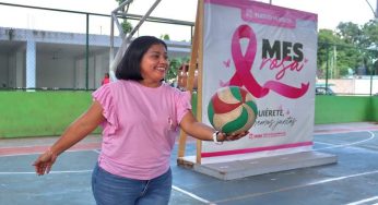 Mujeres de Leona Vicario realizan encuentro amistoso de voleibol “Juego por la vida”
