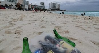 Incrementará 60% basura en playas de Cancún por la temporada