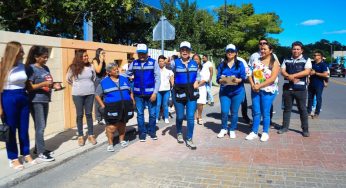 Recorrido de supervisión de obras públicas en Puerto Aventuras