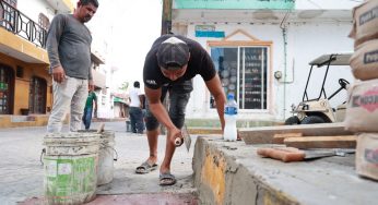 Avanza la transformación en la zona Centro de Isla Mujeres