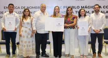 Nombran a Cozumel nuevo Pueblo Mágico; refrendan nombramiento a Tulum, Bacalar e Isla Mujeres