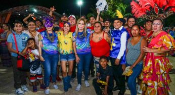 Desbordante Carnaval llenó de alegría a Puerto Aventuras