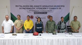 Encabeza Blanca Merari instalación del Comité de Prevención y Combate de Incendios Forestales
