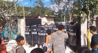 Realizan desalojo en la zona de ‘Las Torres’ de Playa del Carmen