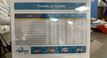 Transportistas dañan imagen y promoción turística en Aeropuerto de Tulum