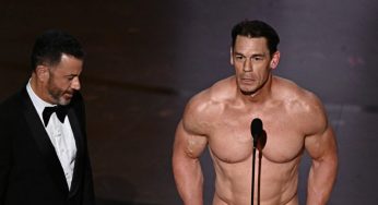 VIDEO: ¡Al natural! Así presentó el actor John Cena el premio al Mejor Vestuario en el Oscar 2024