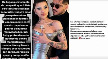 Christian Nodal y Cazzu se separan