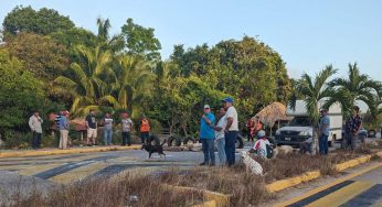 Nuevo bloqueo carretero en Felipe Carrillo Puerto
