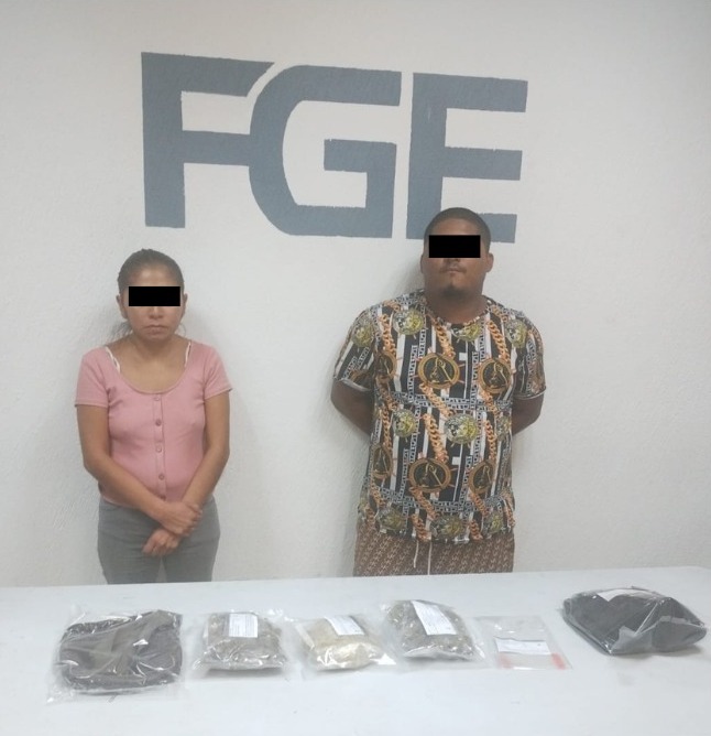Detiene Fiscalía a dos personas por narcomenudeo en Solidaridad