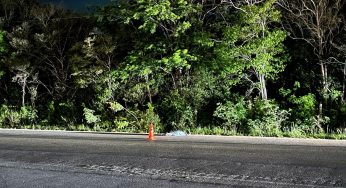 Muere hombre atropellado en libramiento carretero de Cancún