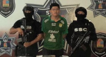 Detienen a pistolero en Cancún; estaría vinculado a diversos asaltos
