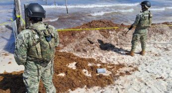 Recala un paquete de droga en Playa de Carmen