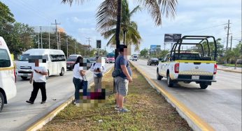 Conductor de una van atropella a mujer sobre el Bulevar Colosio