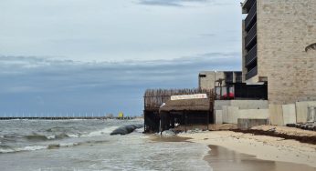 Mareas altas, causa de la erosión ‘atípica’ en Playa del Carmen, dice secretaria de Medio Ambiente