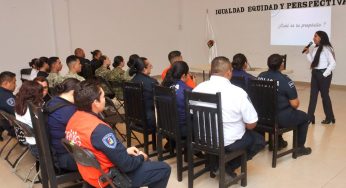 Fortalecen capacitaciones para concientizar a policías en temas de equidad y perspectiva de género en Puerto Morelos
