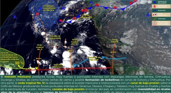 Se espera un poco de lluvia para Quintana Roo