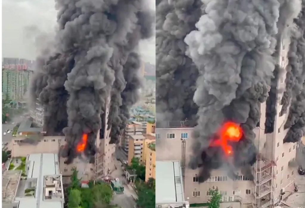 Mueren 6 personas tras incendio en centro comercial de China