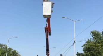 Inicia el cambio de lámparas en Felipe Carrillo Puerto para mejorar el alumbrado público