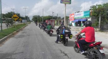 Más de 700 conductores de moto servicio en contra de la Reforma a la Ley de Movilidad