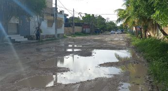 Inundaciones y daños viales tras paso del huracán Beryl en Cancún