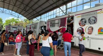 Caravana de salud brinda servicios médicos gratuitos a comunidades de Felipe Carrillo Puerto y José María Morelos