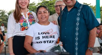 Familias de Isla Mujeres beneficiados con el Programa de Subsidio de Tinacos
