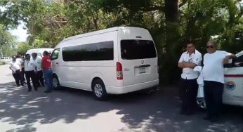 Transportistas federales y taxistas dialogan para su ingreso a Cozumel