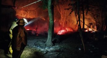 Incendio en Uh May deja solo pérdidas materiales y sospechas de que fue provocado