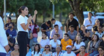 Ana Paty Peralta inaugura reconstrucción de pavimento en la Avenida Chac Mool