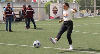 Ana Paty Peralta asegura que los espacios deportivos de Cancún están renovados y listos para los cancunenses