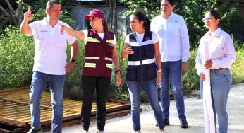 La Presidenta, Ana Paty Peralta, comprometida con la certeza jurídica de terrenos, constató la clausura de un desarrollo que es completamente irregular