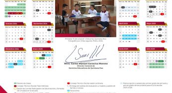 Este es el calendario ciclo escolar 2024-2025