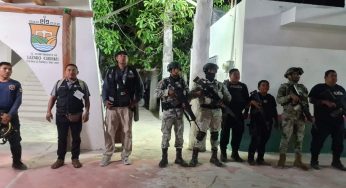 Continuan os recorridos de vigilancia en Holbox, esperan mantener la paz después de la temporada vacacional