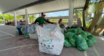 Realizan trabajos de separación de residuos en Holbox; hubo buena participación de la sociedad