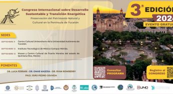 Puerto Morelos será sede del Congreso Internacional sobre Desarrollo Sustentable y Energía