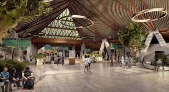 El presidente AMLO, inaugura el hotel Tren Maya Chichen Itza